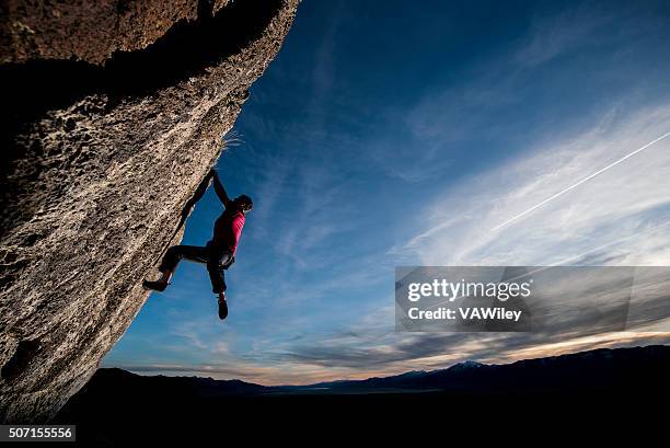 steep climb - free climbing stock pictures, royalty-free photos & images