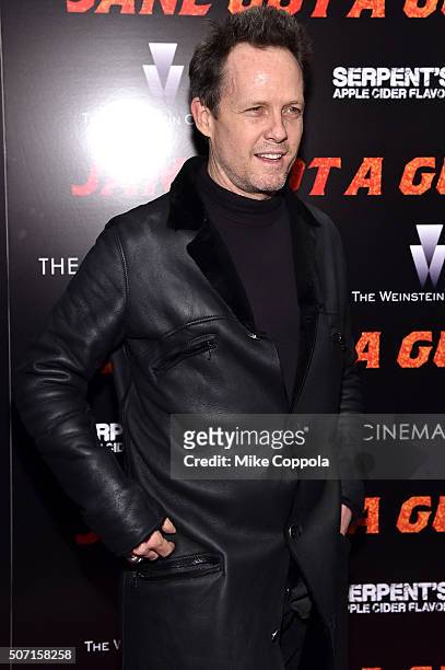 Actor Dean Winters attends the New York premiere of "Jane Got A Gun" hosted by The Weinstein Company with the Cinema Society and Serpent's Bite at...