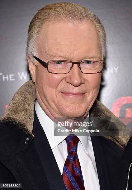 Chuck Scarborough attends the New York premiere of "Jane Got A Gun" hosted by The Weinstein Company with the Cinema Society and Serpent's Bite at The...