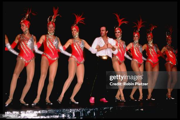 Peter Allen dancing w. The Rockettes at Radio City Music Hall