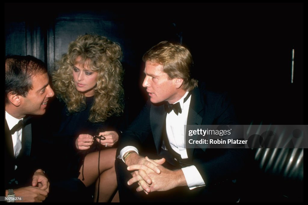 Ryan O'Neal;Steve Rubell;Farrah Fawcett