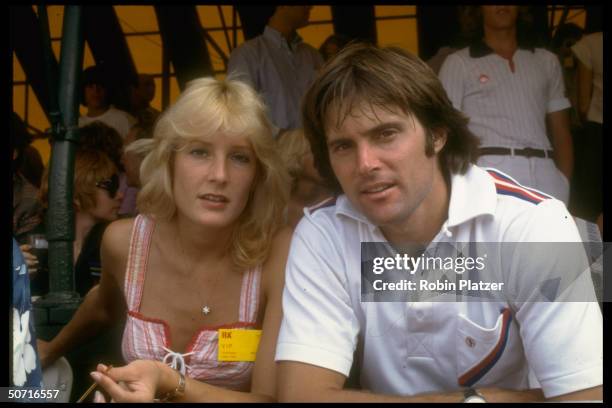 Olympian Bruce Jenner and wife Christie.