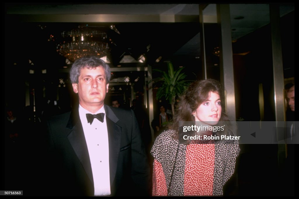 Caroline Kennedy and fiance Ed Schlossberg. News Photo - Getty Images