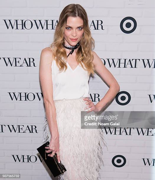 Actress Jaime King attends Target x Who What Wear launch party at ArtBeam on January 27, 2016 in New York City.
