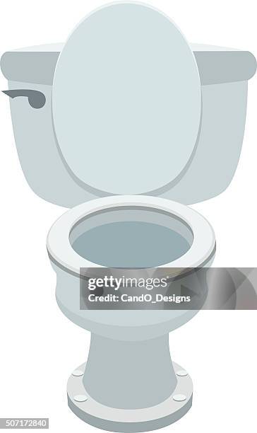 toilet bowl - public restroom stock illustrations