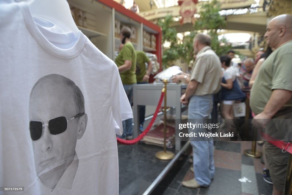 Brisk Trade In Putin T-Shirts