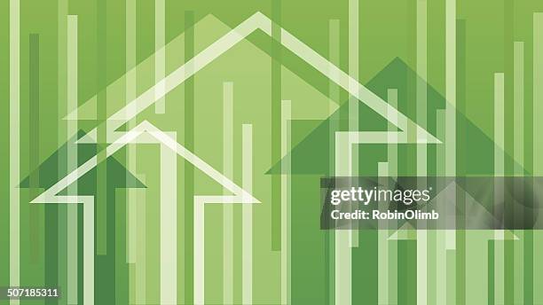 stockillustraties, clipart, cartoons en iconen met green up arrows background - pijl omhoog