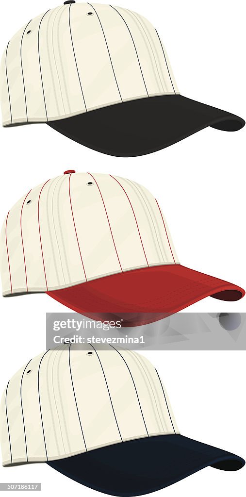 Pin Striped Baseball Hats