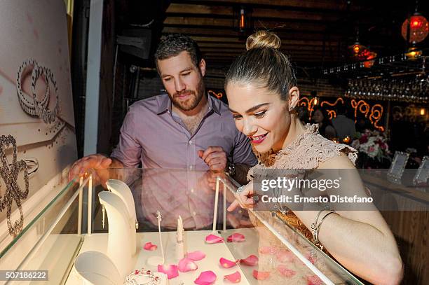 Jewellery Partners With Celebrity Couple, Brandon Prust and Maripier Morin, Event at The Drake Hotel on January 27, 2016 in Toronto, Canada.