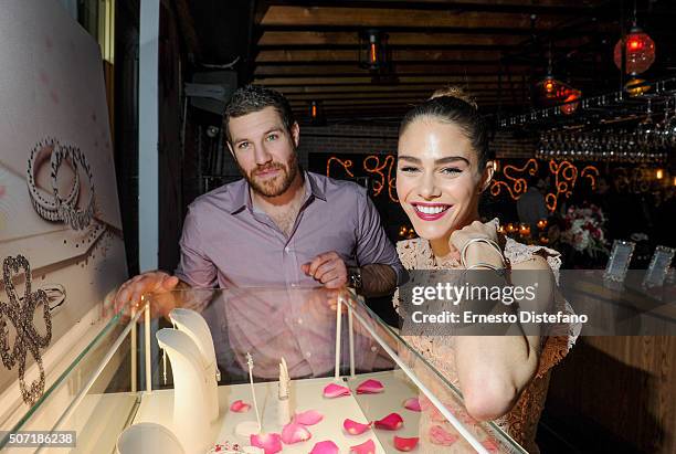 Jewellery Partners With Celebrity Couple, Brandon Prust and Maripier Morin, Event at The Drake Hotel on January 27, 2016 in Toronto, Canada.