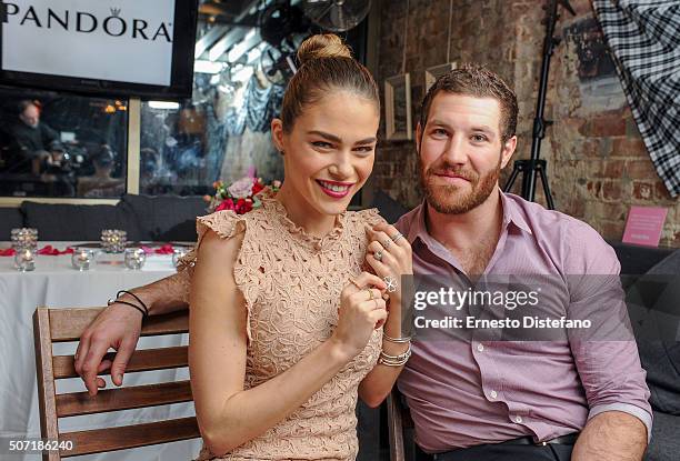 Jewellery Partners With Celebrity Couple, Brandon Prust and Maripier Morin, Event at The Drake Hotel on January 27, 2016 in Toronto, Canada.