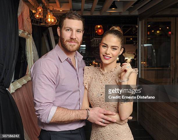Jewellery Partners With Celebrity Couple, Brandon Prust and Maripier Morin, Event at The Drake Hotel on January 27, 2016 in Toronto, Canada.
