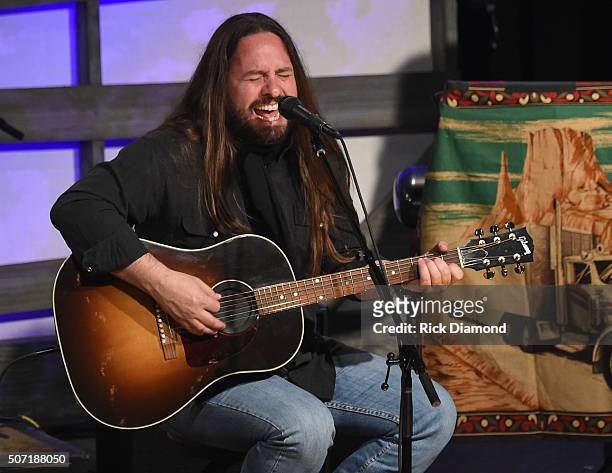Paul Jackson of Blackberry Smoke performs in Liberty Hall at The Factory on January 27, 2016 in Franklin, Tennessee.