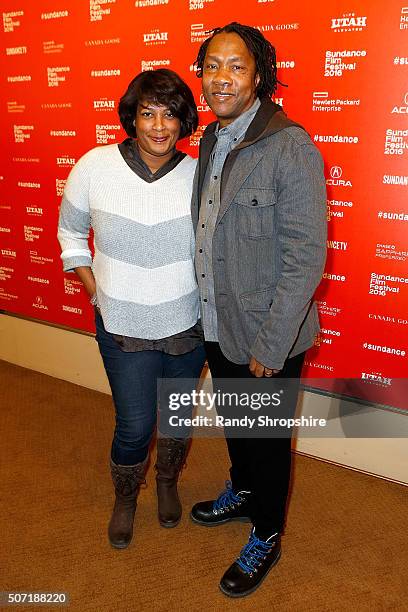 Directors Dawn Porter and Roger Ross Williams attend the premiere screening event for Amazon Original Series "The New Yorker Presents" at Sundance...