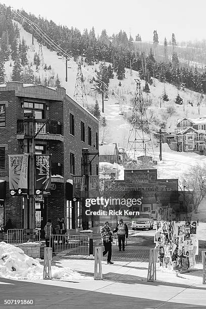 General view of atmosphere during the 2016 Sundance Film Festival on January 27, 2016 in Park City, Utah.