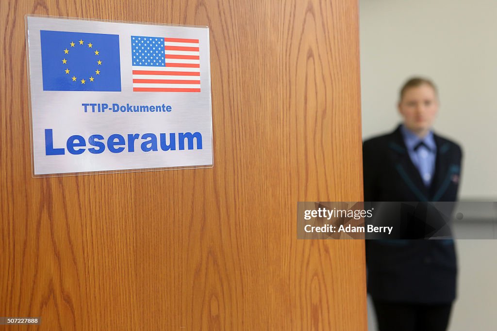 Bundestag Creates TTIP Reading Room