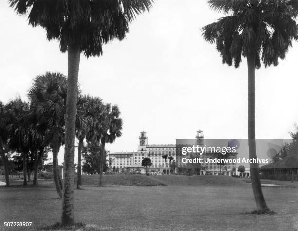 The famous Breakers Hotel, Palm Beach, Florida, mid to late 1920s.