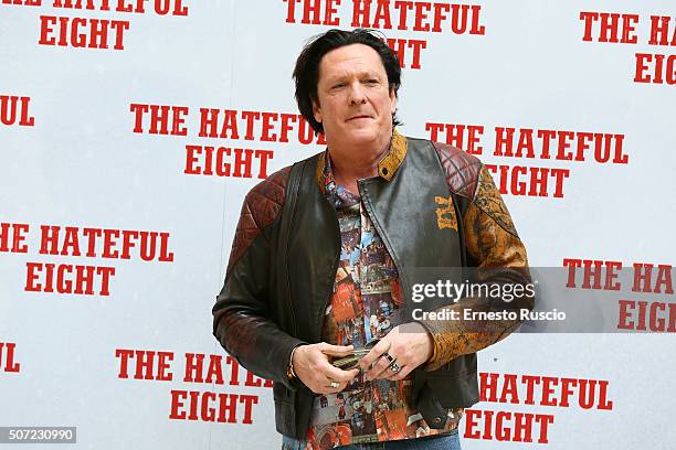 Michael Madsen attends the 'The Hateful Eight' photocall at Hassler Hotel on January 28, 2016 in Rome, Italy.