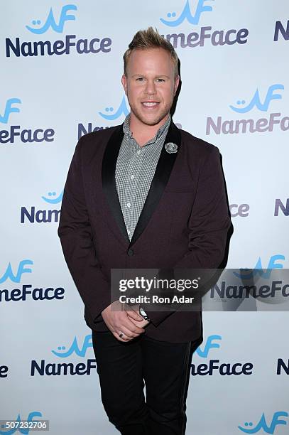 Andrew Werner attends the NameFace.com Launch at No. 8 on January 27, 2016 in New York City.