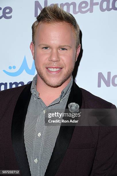 Andrew Werner attends the NameFace.com Launch at No. 8 on January 27, 2016 in New York City.