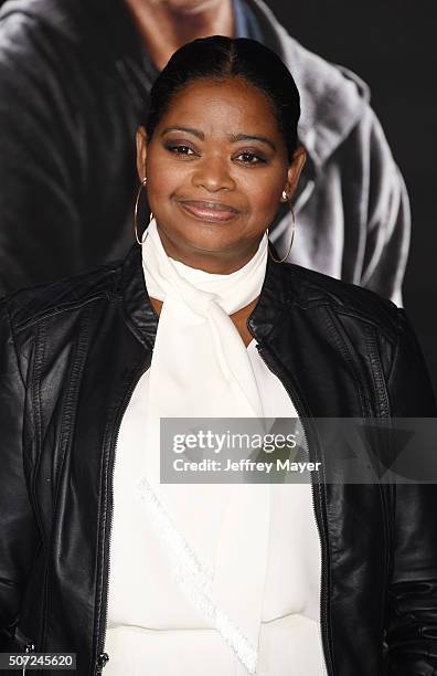 Actress Octavia Spencer arrives at the premiere of Warner Bros. Pictures' 'Creed' at Regency Village Theatre on November 19, 2015 in Westwood,...