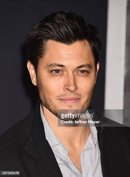 Actor Blair Redford arrives at the premiere of Warner Bros. Pictures' 'Creed' at Regency Village Theatre on November 19, 2015 in Westwood,...