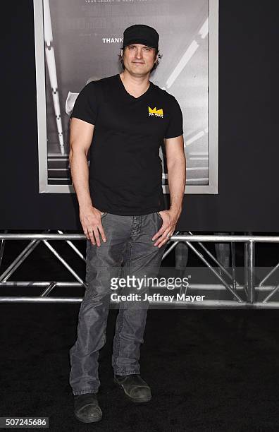 Director Robert Rodriguez arrives at the premiere of Warner Bros. Pictures' 'Creed' at Regency Village Theatre on November 19, 2015 in Westwood,...