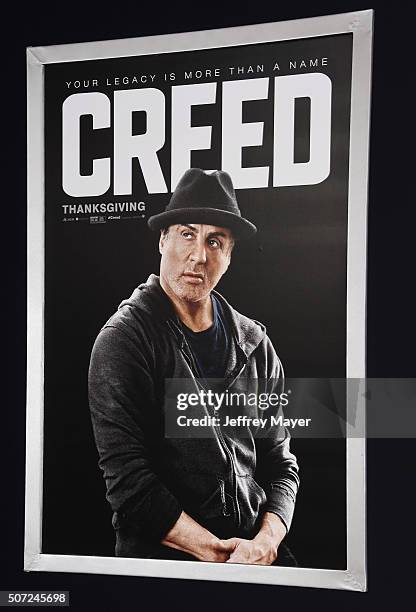 Atmosphere at the premiere of Warner Bros. Pictures' 'Creed' at Regency Village Theatre on November 19, 2015 in Westwood, California. Atmosphere