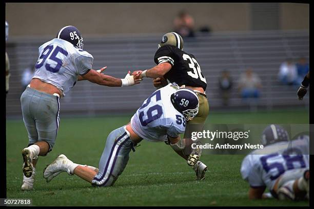 Greg Draddy of Holy Cross in action vs Laurence Arico of Lehigh.