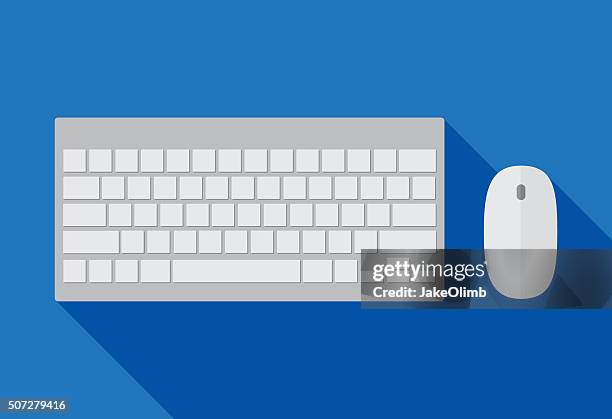 computer, tastatur und maus - zahlentastatur stock-grafiken, -clipart, -cartoons und -symbole