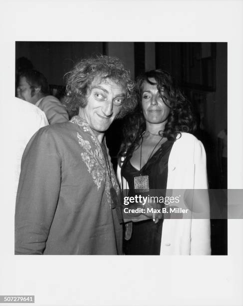 Actor Marty Feldman and his wife Loretta Sullivan, at the Candy Store Disco, Beverly Hills, California, 1970.