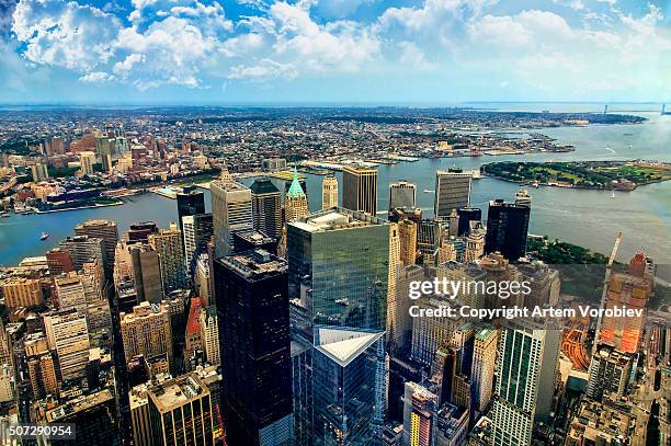 downtown manhattan - staten island stock pictures, royalty-free photos & images