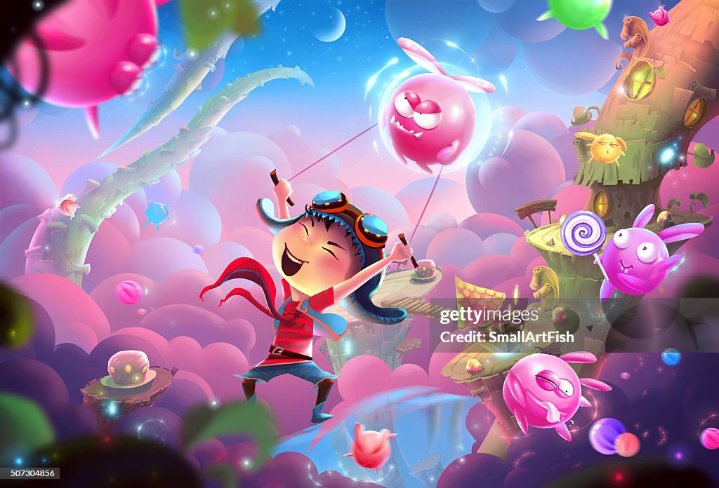 Naughty Kid's Fantastic Happy World and WonderLand