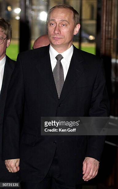 Russian President-elect Vladimir Putin at Windsor Castle.