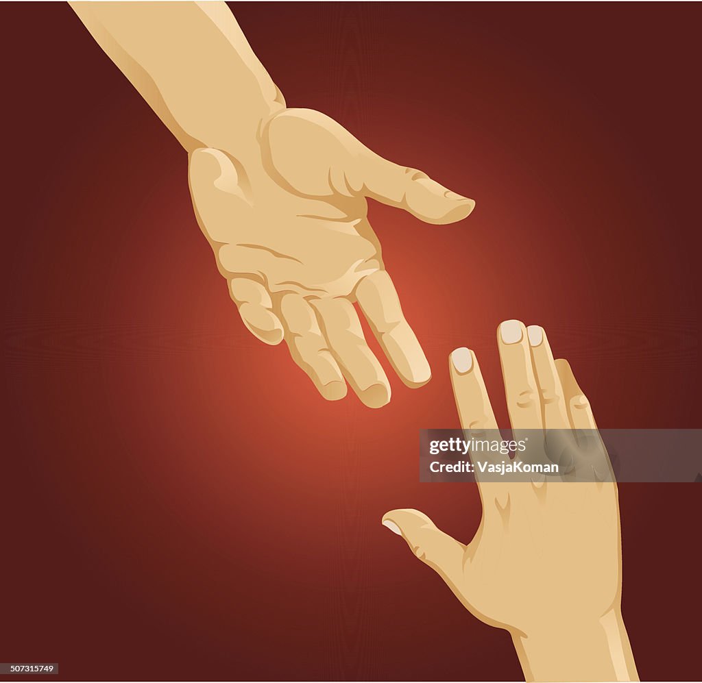 Offering Help Vector Hand Offering Help High-Res Vector Graphic - Getty Images