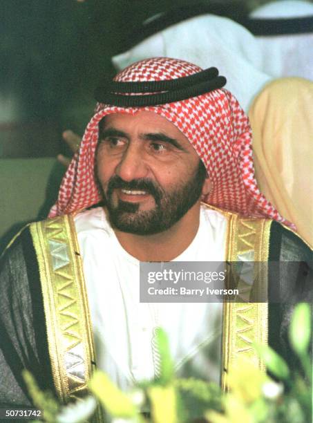 Dubai Sheik Mohammed bin Rashid al Maktoum during Arab League summit held Oct. 21-22.