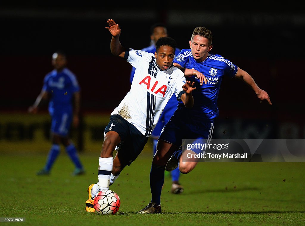 Tottenham Hotspur U21 v Chelsea U21: Barclays U21 Premier League International Cup