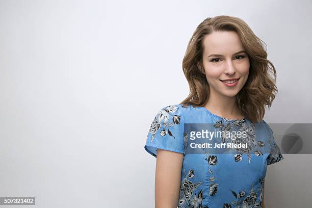 Actress Bridgit Mendler is photographed for TV Guide Magazine on January 16, 2015 in Pasadena, California.