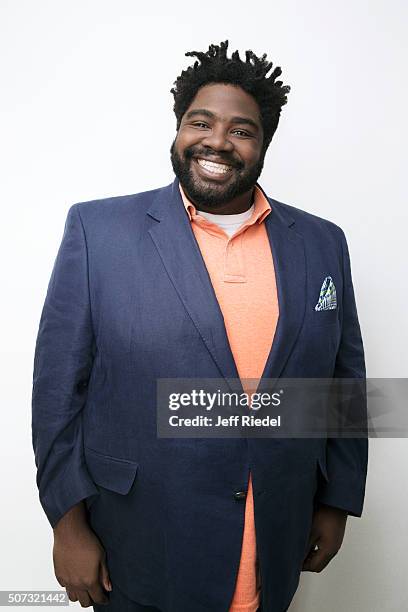 Actor Ron Funches is photographed for TV Guide Magazine on January 16, 2015 in Pasadena, California.