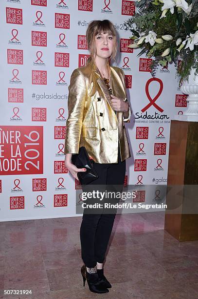 Daphne Burki attends the Sidaction Gala Dinner 2016 as part of Paris Fashion Week on January 28, 2016 in Paris, France.