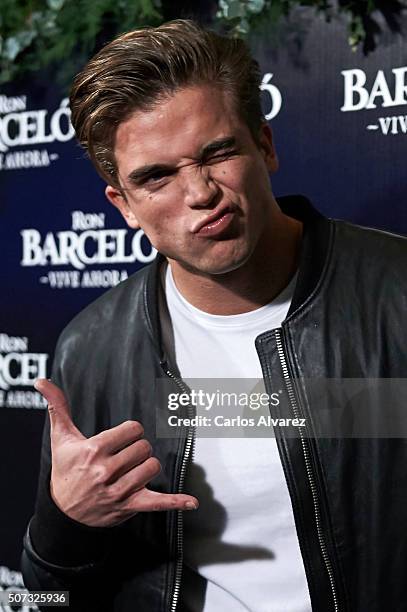 Model River Viiperi attends the Desalia Session party at La Riviera Club on January 28, 2016 in Madrid, Spain.