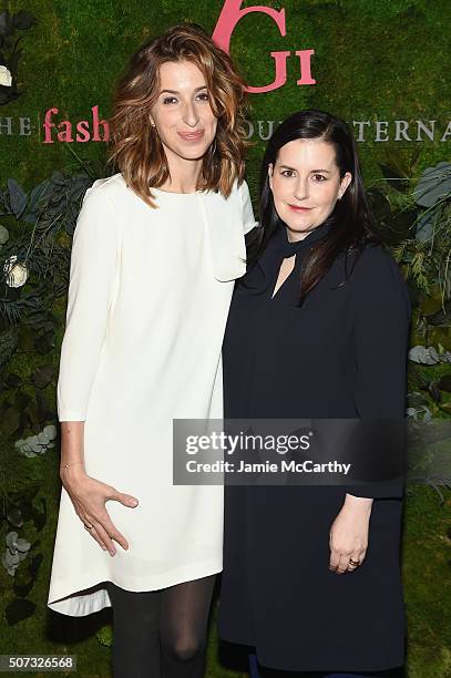 Katia Beauchamp, Birchbox and Emily Dougherty, Elle attend the 19th Annual Fashion Group International Rising Star Awards at Cipriani 42nd Street on...