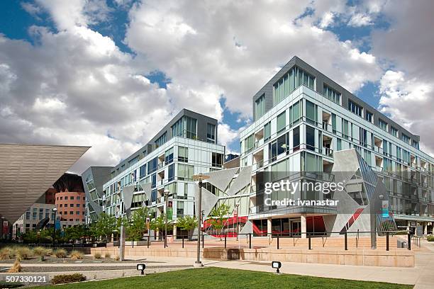 denver art museum - denver museum stock pictures, royalty-free photos & images