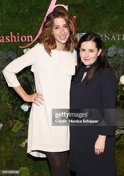 Birchbox co-founder Katia Beauchamp and Beauty & Fitness Director at Elle Magazine, Emily Dougherty, attend the 19th Annual Fashion Group...