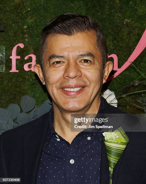 Stylist Fabian Lliguin attends the 19th Annual Fashion Group International Rising Star Awards at Cipriani 42nd Street on January 28, 2016 in New York...