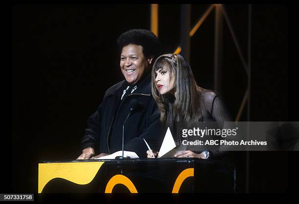 Show Coverage - Airdate: January 28, 1991. PRESENTERS CHUBBY CHECKER AND PERRI "PEBBLES" REID