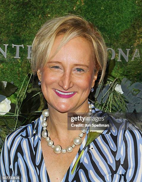 Linda Stephenson attends the 19th Annual Fashion Group International Rising Star Awards at Cipriani 42nd Street on January 28, 2016 in New York City.