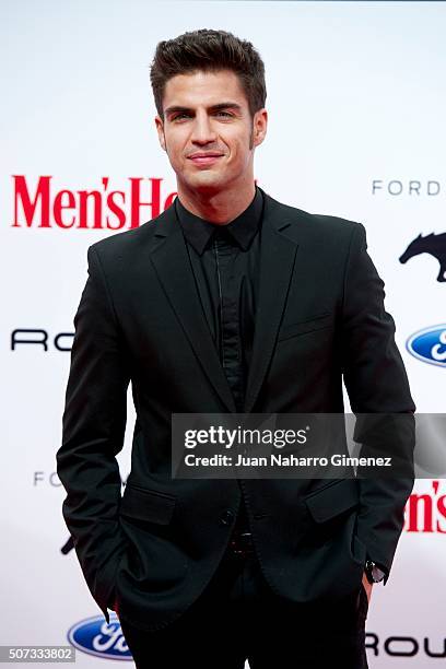 Maxi Iglesias attends Men's Health 2015 Awards on January 28, 2016 in Madrid, Spain.