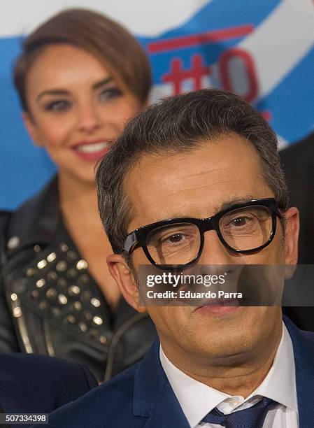 Andreu Buenafuente attends Movistar+ New Channel party photocall at Telefonica Flagship on January 28, 2016 in Madrid, Spain.