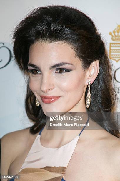 Bojana Panic attends the 'De Grisogono' La Boetie cocktail on January 28, 2016 in Paris, France.